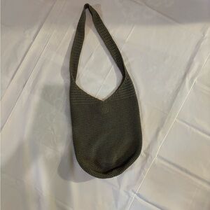 The Sak Olive Green Knit Hobo Bag